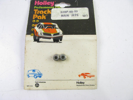 Holley 22BP-40-99 Holley Track Pak Performance Carburetor Main Jet Kit