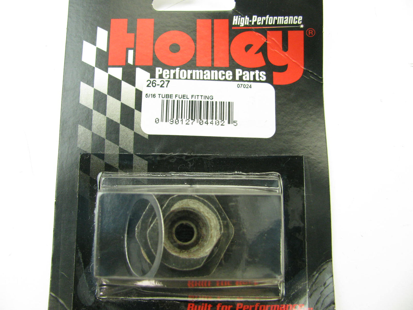 Holley 26-27 Fuel Bowl Inlet Fitting Inverted Flare - 5/16'' - 1/2''-20 X 7/8''-20