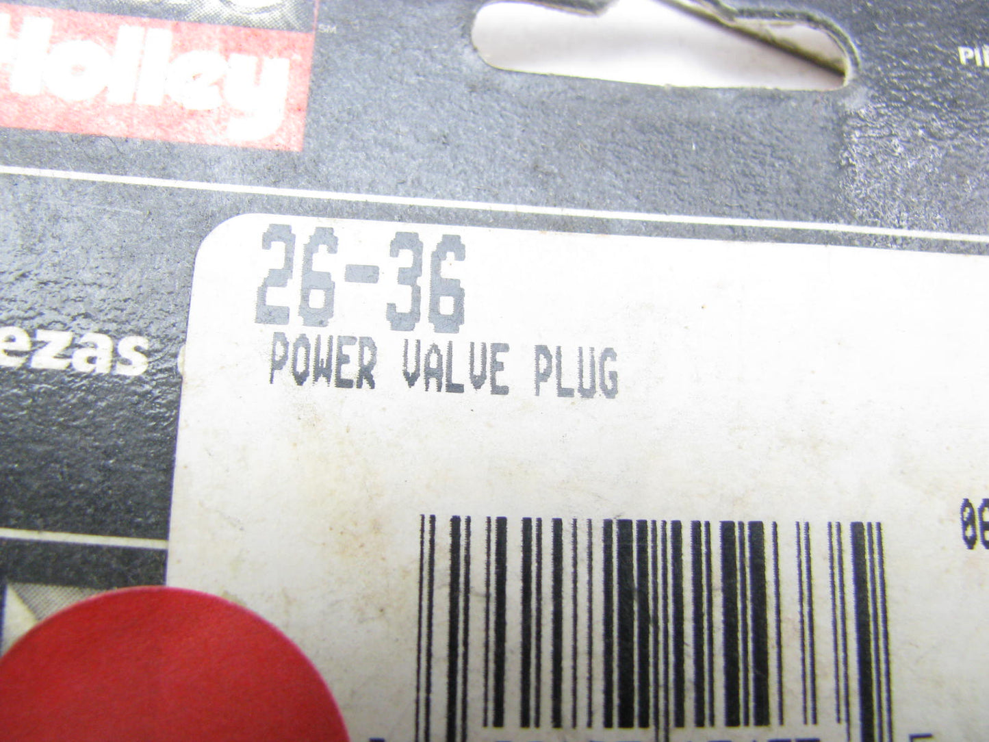 Holley 26-36 Power Valve Block Off Plug - Holley 2300, 4150, 4160, 4500