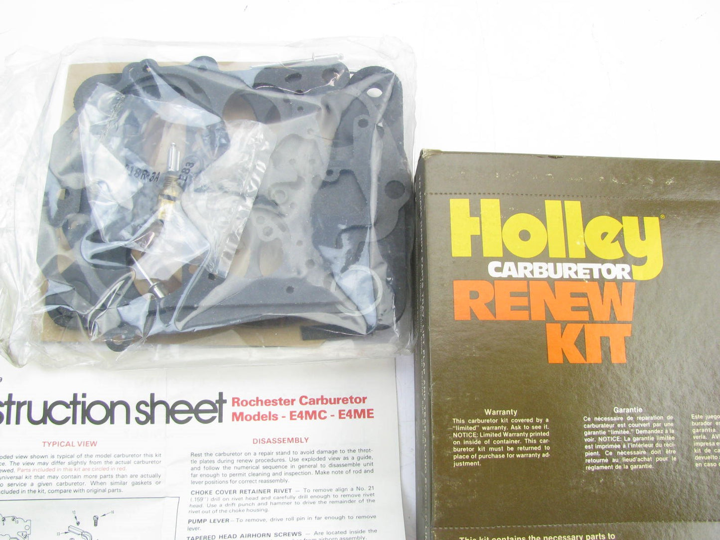 3-1360 - Carburetor Rebuild Kit - 1981 BUICK TURBOCHARGED  3.8L V6 4-BBL