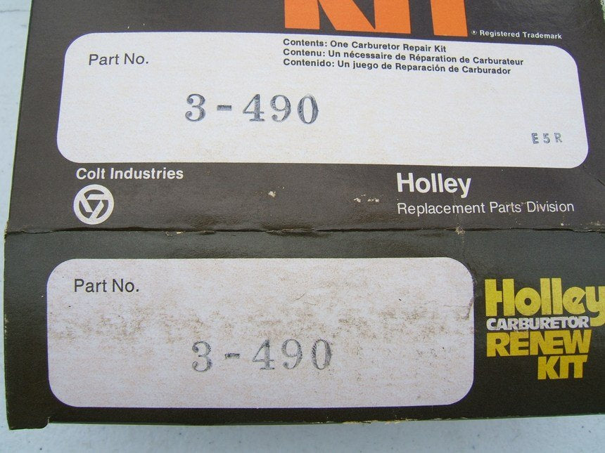 Holley 3-490 Carburetor Repair Kit