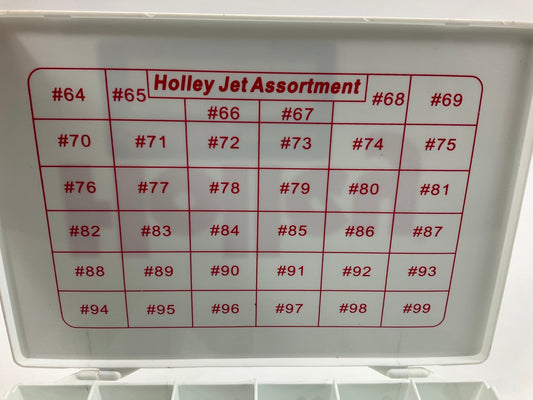 Holley 36-181 4150 4160 4500 4-BBL Brass Carburetor Jet Kit, 2 Of Each Sizes