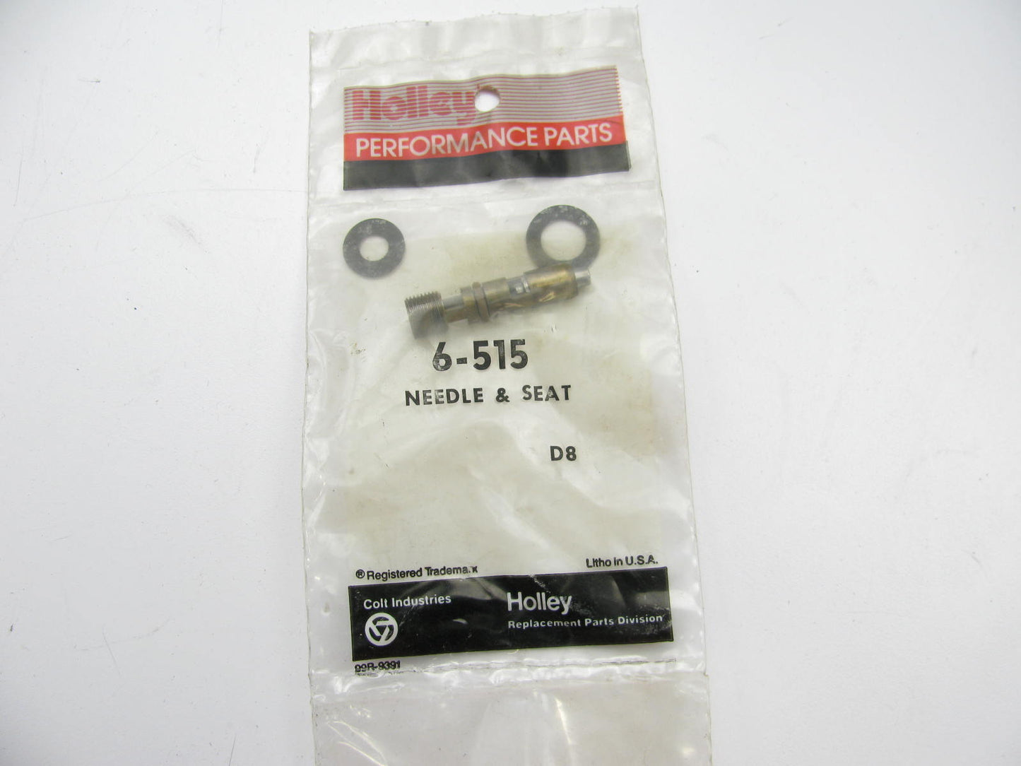Carburetor Adjustable Inlet Needle Steel Seat - 0.130'' - 6-515