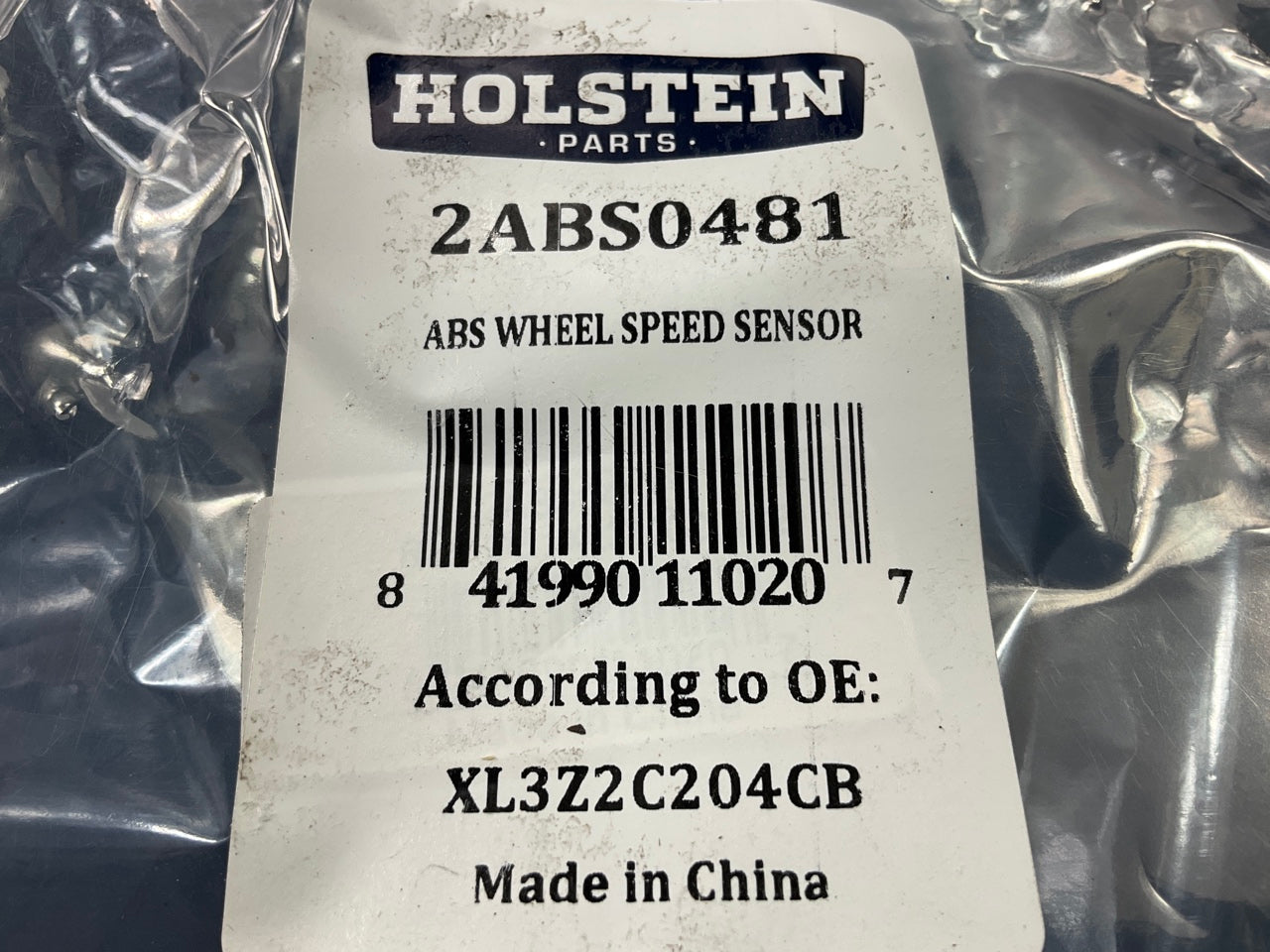 Holstein 2ABS0481 Front ABS Wheel Speed Sensor - 4WD ONLY