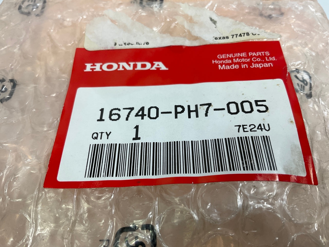 NEW GENUINE OEM Honda 16740-PH7-005 Fuel Injection Fuel Pressure Regulator