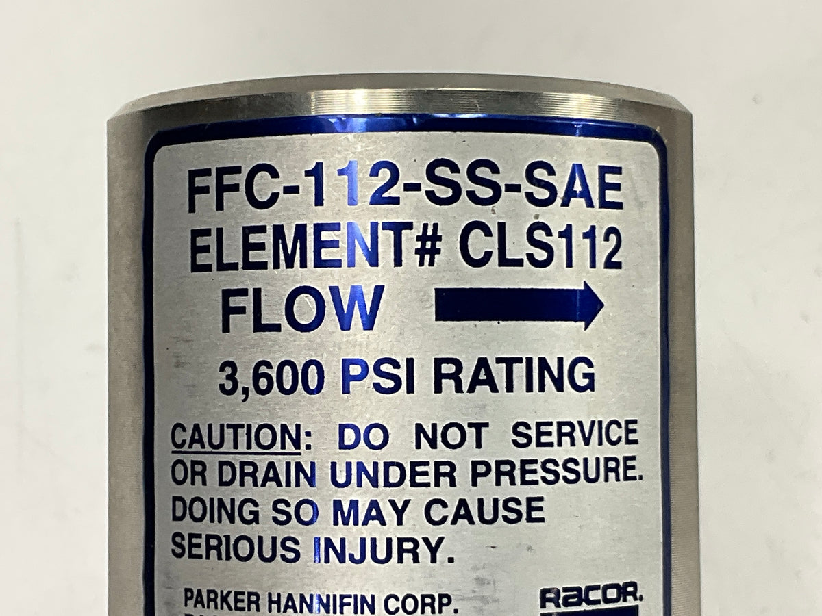 NOS Honda 16900-S1G-A01 CNG Fuel Filter Coalescer Parker FFC-112-SS-SAE / CLS112