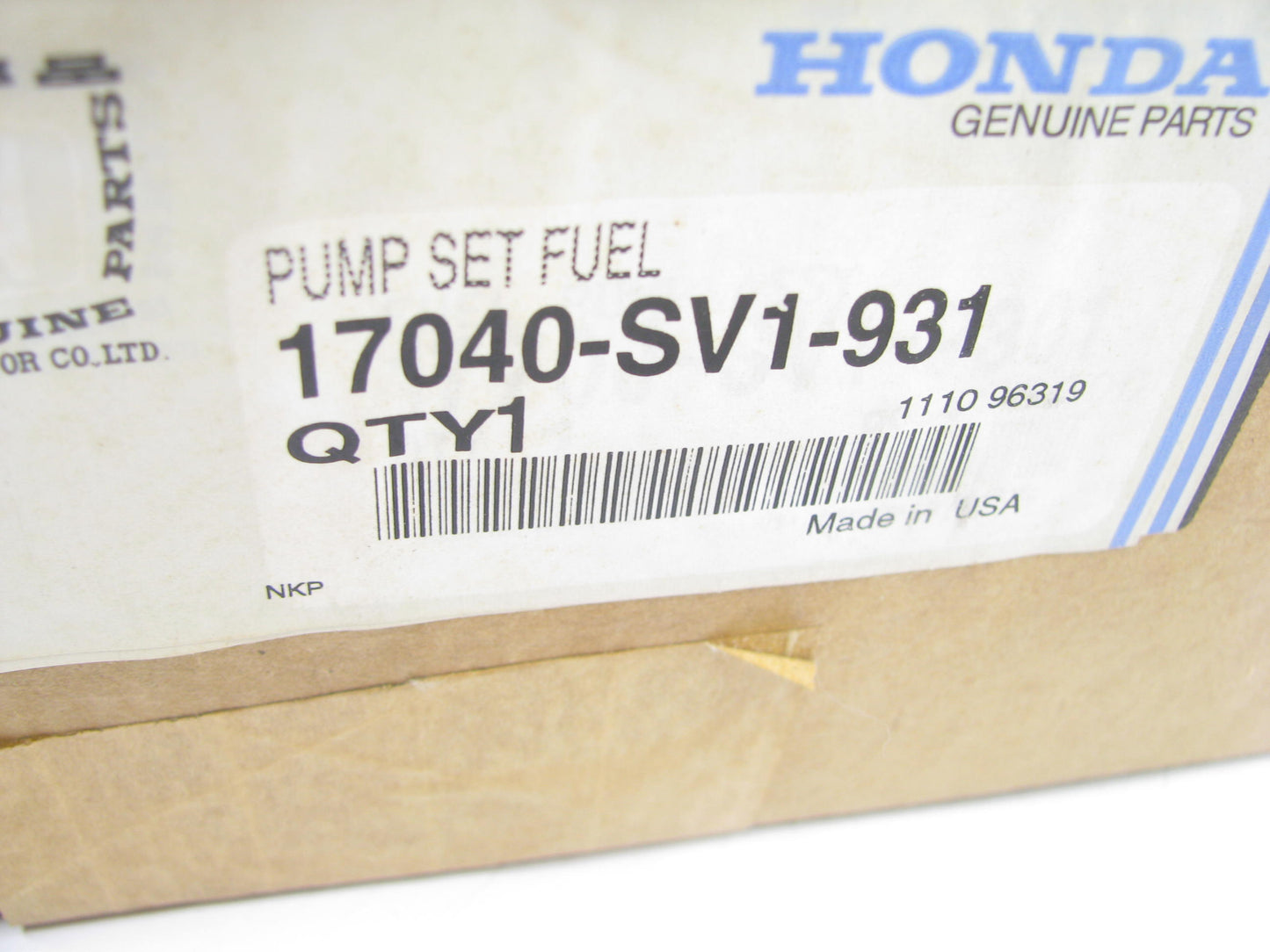NEW OEM Honda Fuel Pump W/hanger For 97-99 Acura CL,  95-98 TL, 96-97 Accord