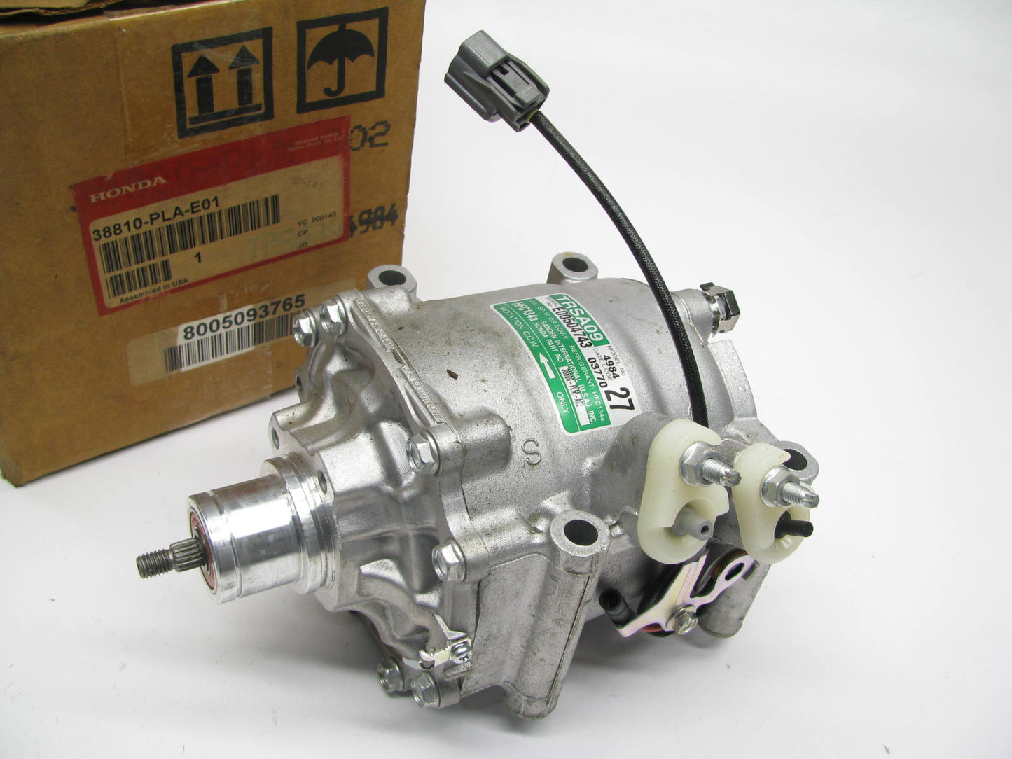 NEW OEM Honda 38810-PLA-E01 A/C Compressor W/O CLUTCH For 2001 Civic