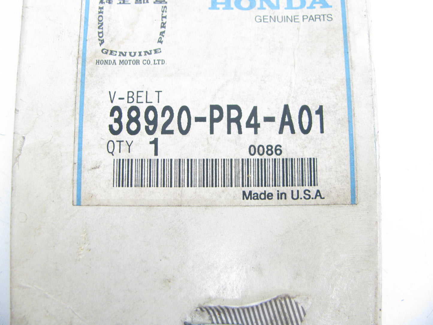 NEW GENUINE OEM Honda 38920-PR4-A01 A/C Drive Belt 1997-2001 Honda CR-V 2.0L