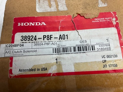 NEW GENUINE OEM Honda 38924-P8F-A01 A/C Compressor Clutch Solenoid Stator