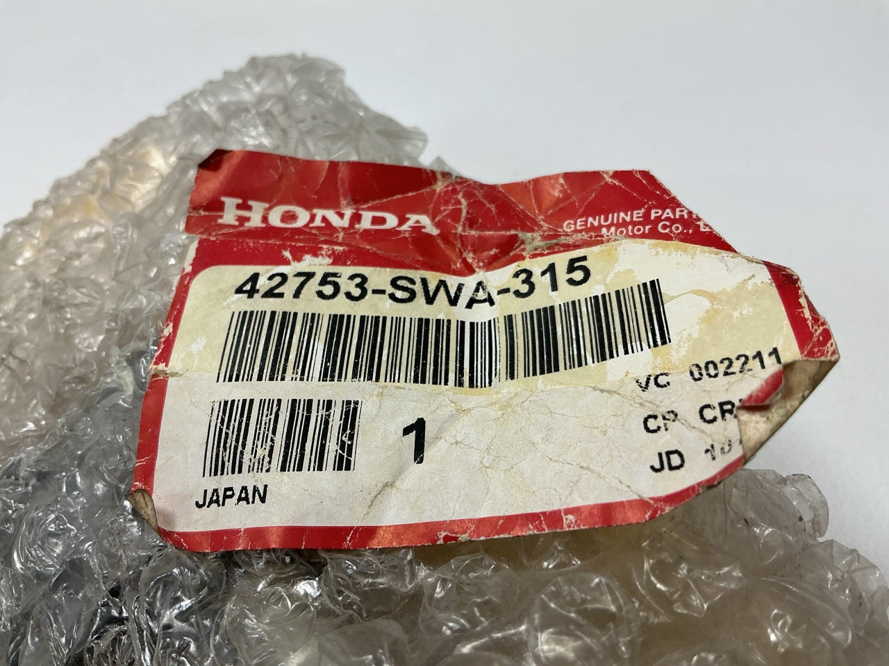 Honda 42753-SWA-315 OEM TPMS Tire Pressure Monitor Sensor - 2007-2012 Honda CR-V