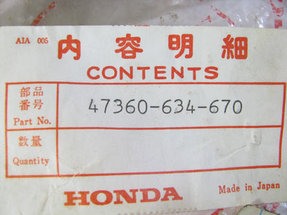NEW OEM Honda 47360-634-670 Parking Brake Cable Equalizer 73-75 Honda Civic 4MT