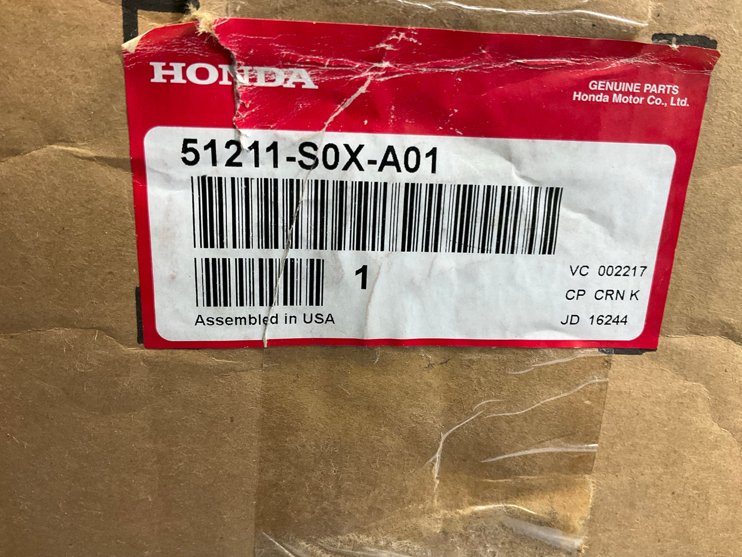 OEM Honda 51211-S0X-A01 Front Right Steering Knuckle For 1999-2004 Honda Odyssey