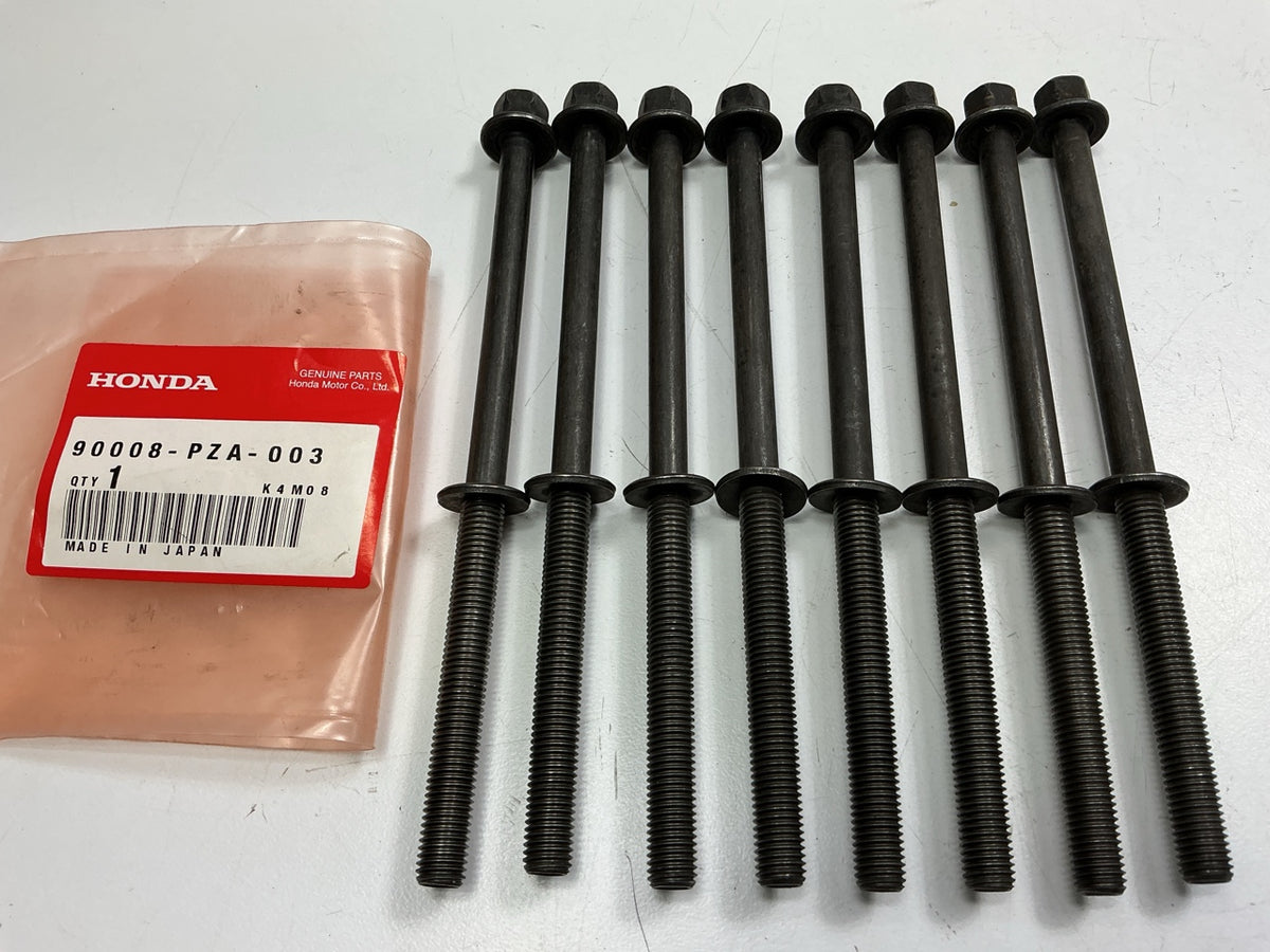 (8) Honda 90008-PZA-003 Cylinder Head Bolts 03-05 Honda Civic 1.3L HYBRID ONLY