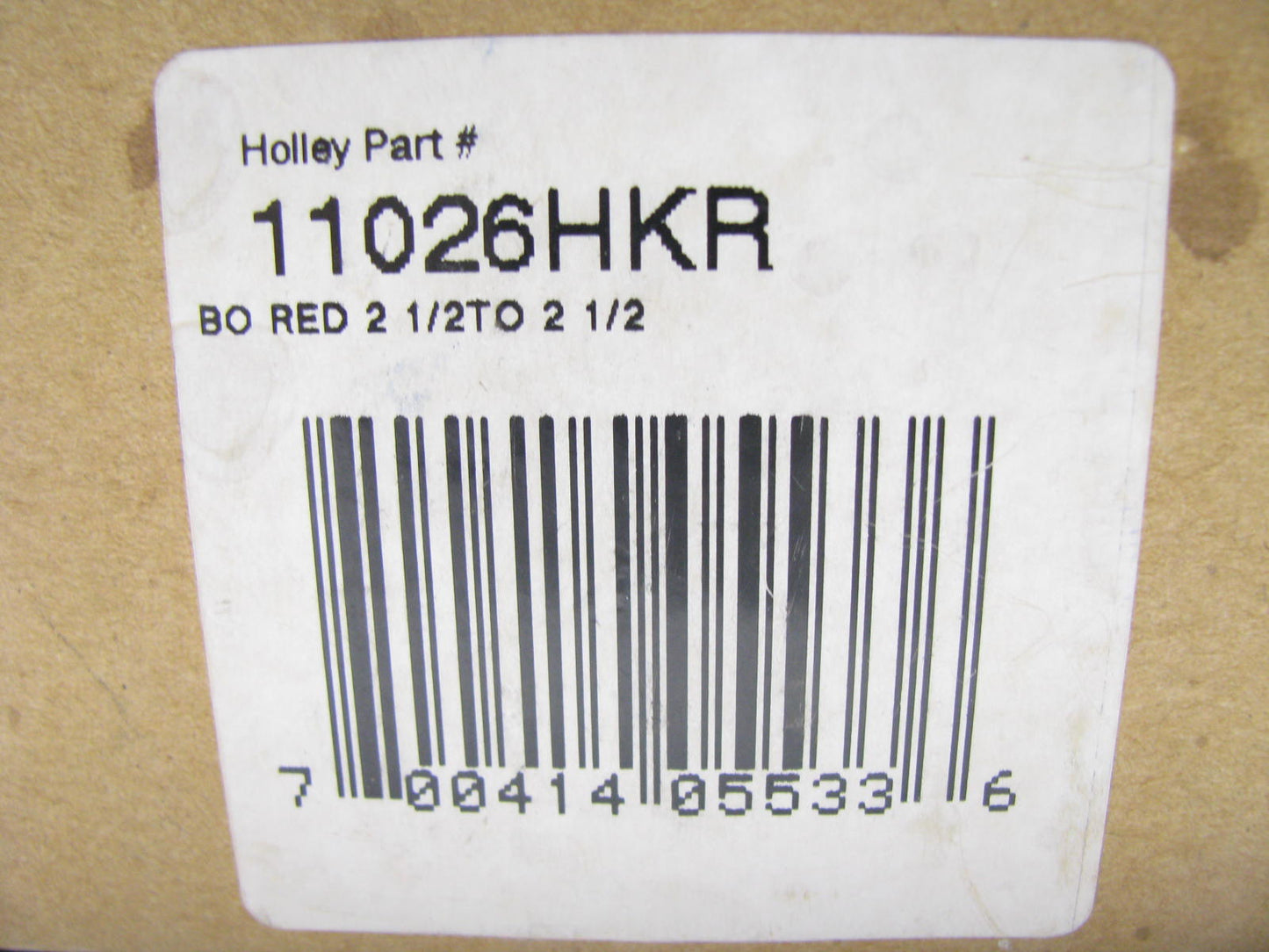 Hooker 11026HKR Exhaust Reducer 3 Bolt Flange, 2.5'' OD Collector To 2.5'' OD Pipe
