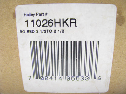 Hooker 11026HKR Exhaust Reducer 3 Bolt Flange, 2.5'' OD Collector To 2.5'' OD Pipe