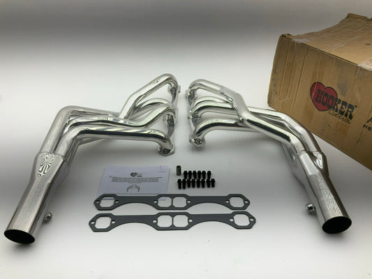 Hooker 2105-1HKR Ceramic Coated Long Tube Headers, 1-3/4'' Tube, 1967-1972 SBC V8