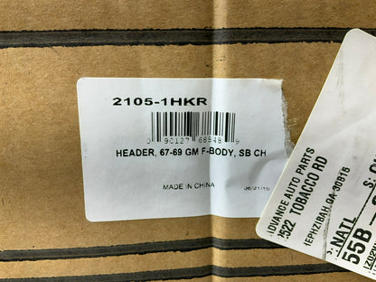 Hooker 2105-1HKR Ceramic Coated Long Tube Headers, 1-3/4'' Tube, 1967-1972 SBC V8