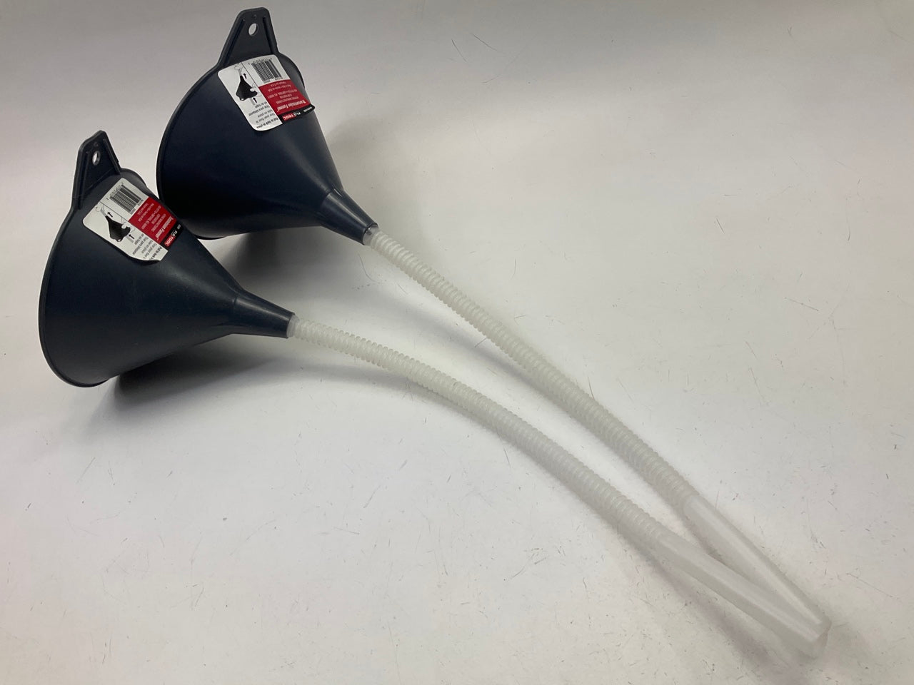 (2) Hopkins 06064MI Flexible 18'' Long Hose Transmission Filler Funnel