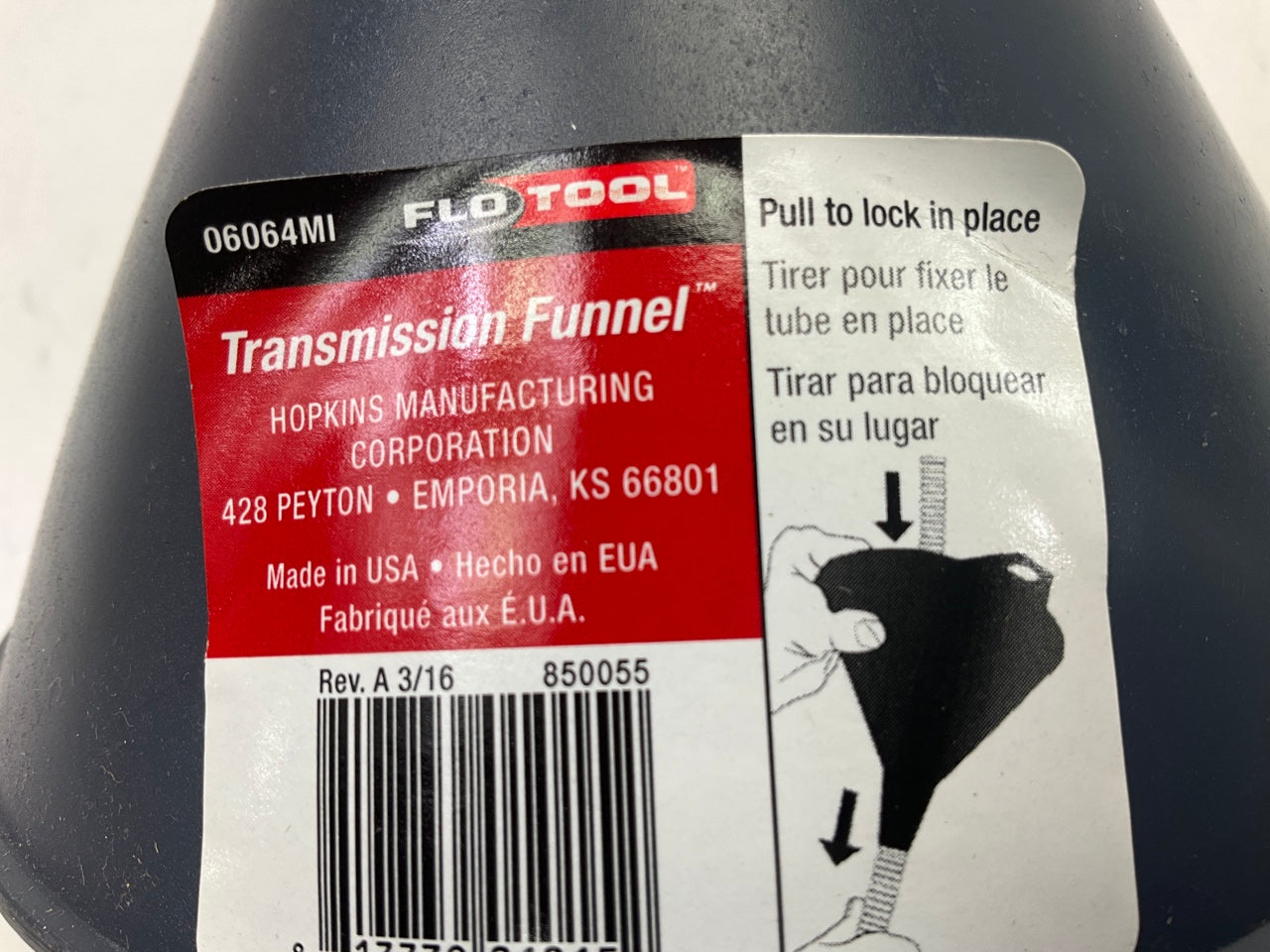(2) Hopkins 06064MI Flexible 18'' Long Hose Transmission Filler Funnel