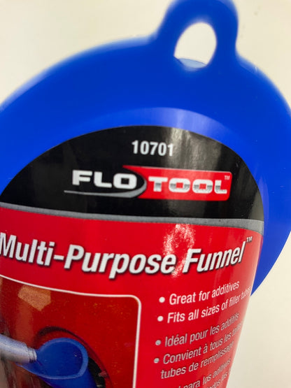 (2) Hopkins FloTool 10701 Spill Saver 10.75'' Extended Neck Multi-Purpose Funnels