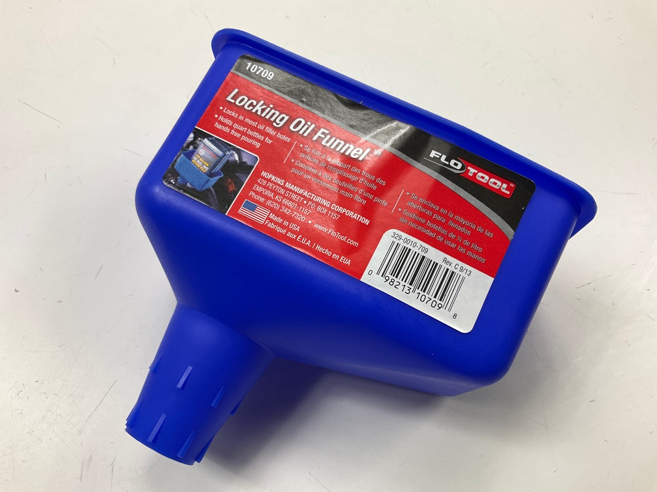 Hopkins 10709 FloTool Spill Saver Locking Oil Funnel