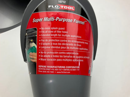 Hopkins 10712 FloTool 18'' Super Multi-Purpose Funnel W/ Splash Guard USA MADE