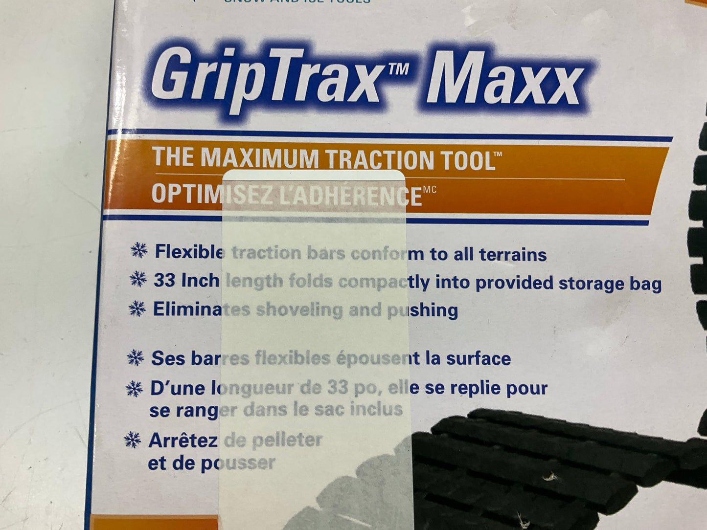 SubZero 12505 GripTrax Maxx Traction Tool - Works In Snow, Ice, Mud, And Sand