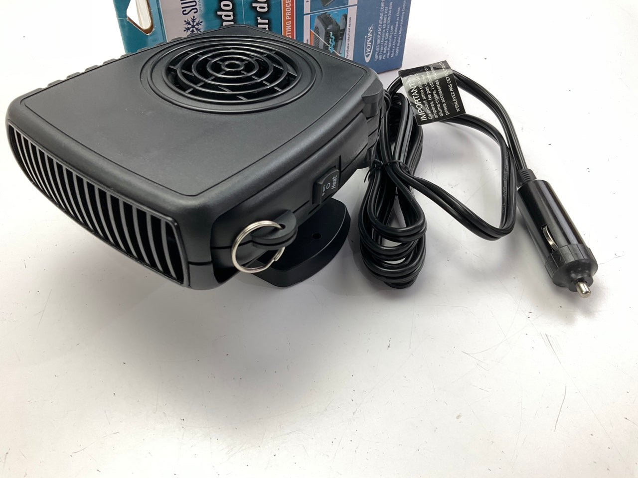 Hopkins 12650 SubZero 12V Window Defroster Heater Fan Great For Winter Snow Ice