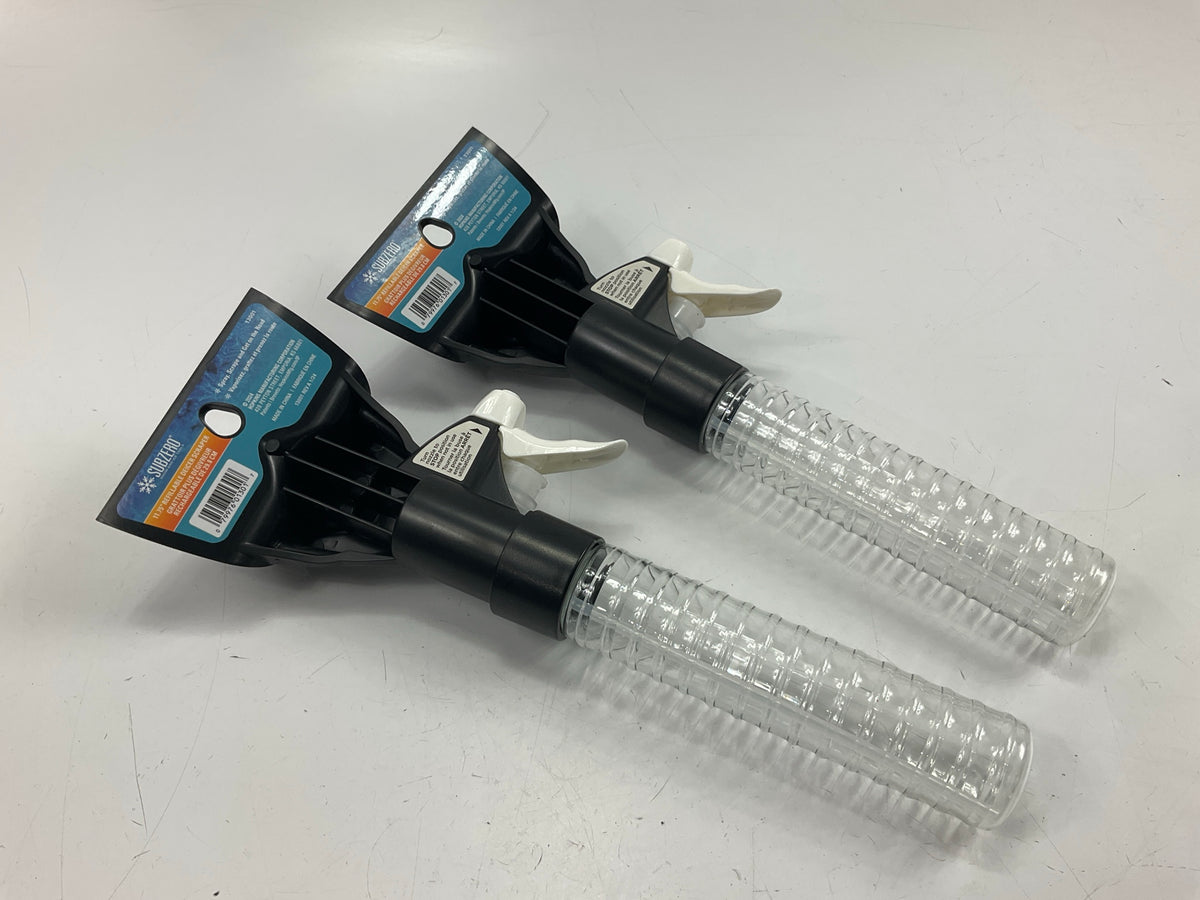 (2) Hopkins Subzero 13001 11.75'' Refillable Spray Bottle/Deicer Ice Scraper