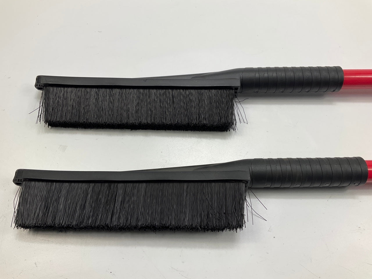 Hopkins 13024 32'' Snow Brush With Ice Chisel, Red Color, PAIR