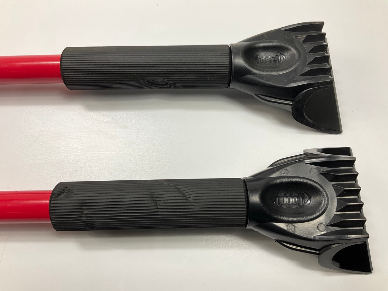 Hopkins 13024 32'' Snow Brush With Ice Chisel, Red Color, PAIR