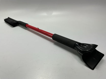 Hopkins 13024 32'' Snow Brush With Ice Chisel, Red Color