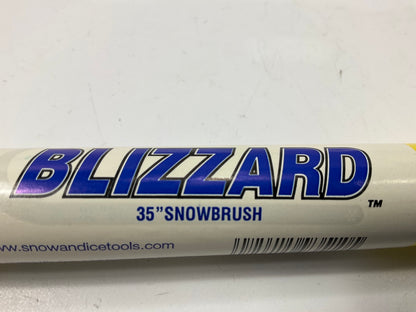 Hopkins 13781 35'' BLIZZARD Car Windshield Snow Brush Ice Scraper - YELLOW