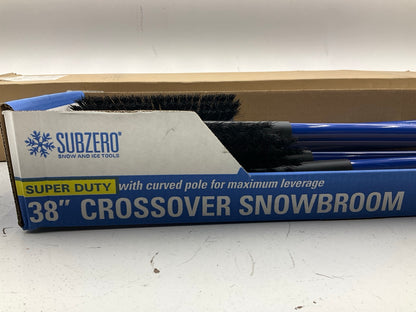 (6) Hopkins 14038 38'' Crossover Super Duty Snowbroom W/ Ice Scraper