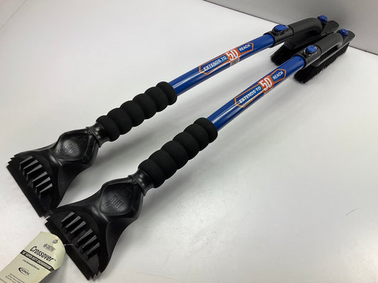 (2) Hopkins 14039 SubZERO 50'' Crossover Pivot Extendable Snow Brush Ice Scraper