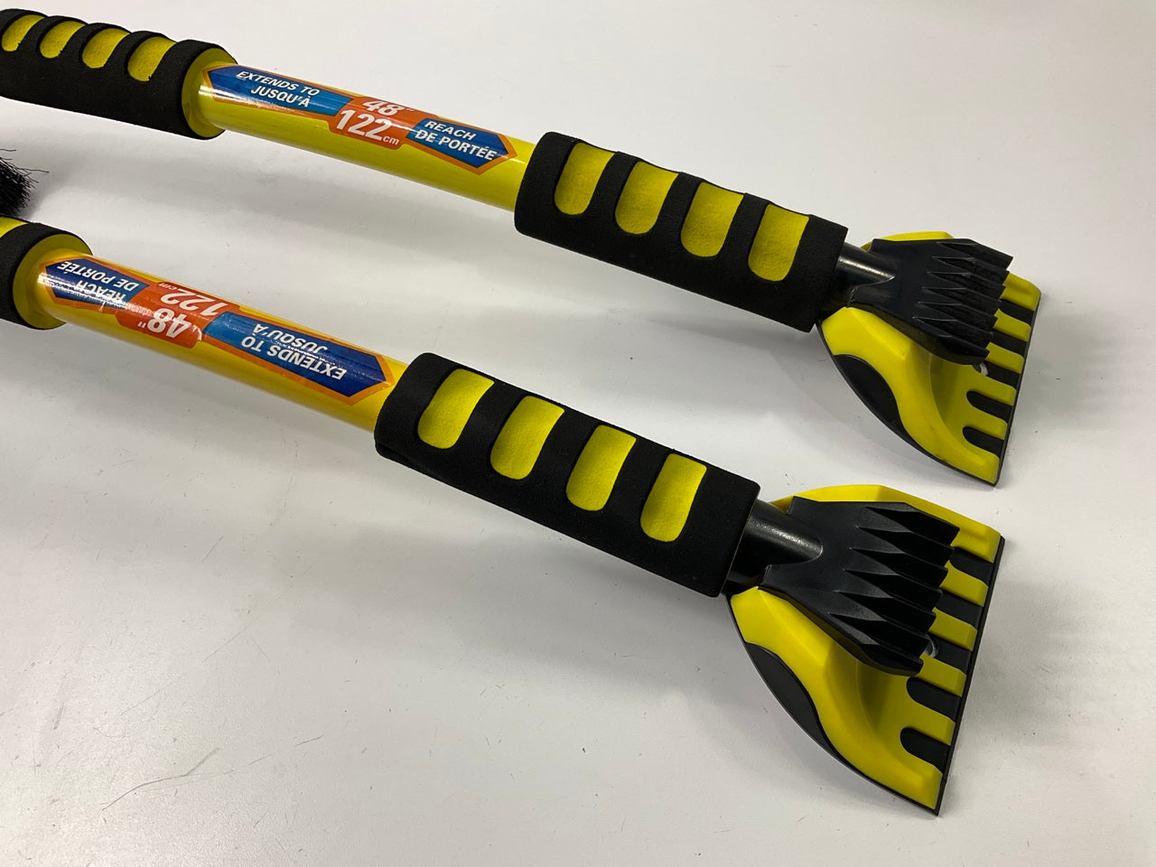 (2) Hopkins 14180 SubZERO 48'' Polar Vortex Snowbrush Ice Scraper 12'' Head Width