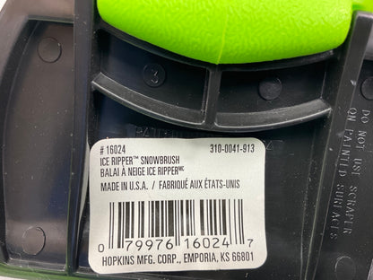 (2) Hopkins 16024 GREEN SubZero 21'' Ice Ripper Snowbrush & Ice Scraper Combo