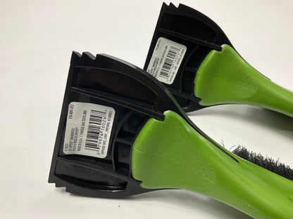 (2) Hopkins 16024 Dk Green SubZero 21'' Ice Ripper Snowbrush & Ice Scraper Combo