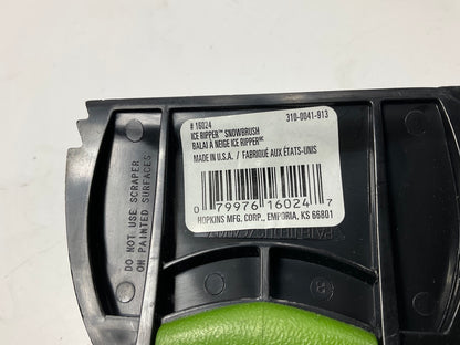 (2) Hopkins 16024 Dk Green SubZero 21'' Ice Ripper Snowbrush & Ice Scraper Combo