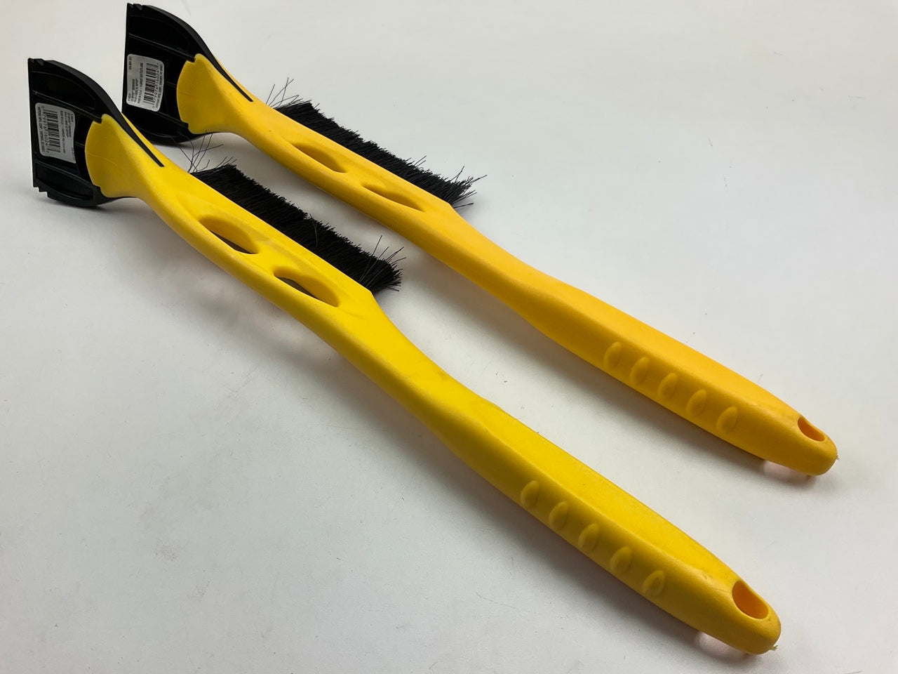 21'' Large Yellow Ice Scraper & Snow Brush - PACK OF 2 - Hopkins MADE IN USA