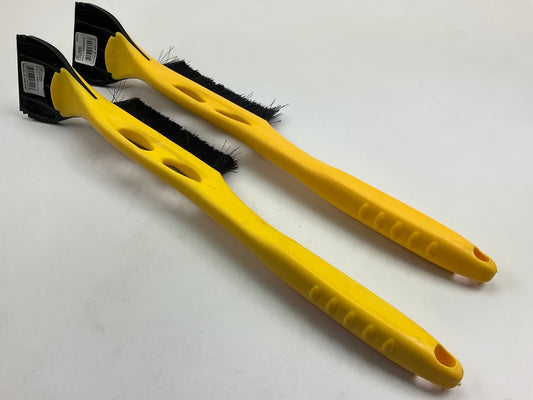 (2) Hopkins 16024 YELLOW SubZero 21'' Ice Ripper Snowbrush & Ice Scraper Combo