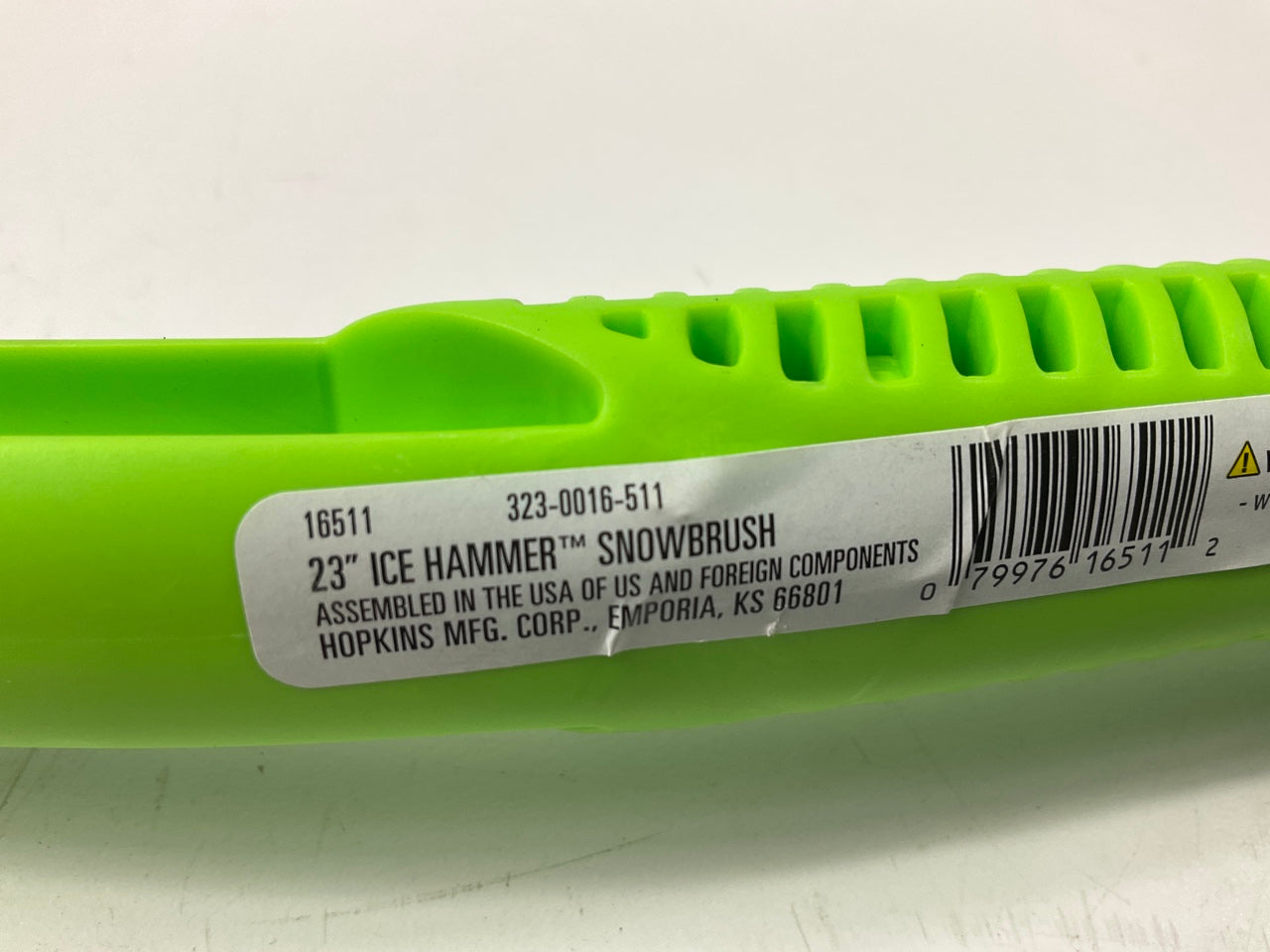 Hopkins 16511 Hoppy 23'' Ice Hammer Snowbrush Ice Scraper - GREEN - Snow Brush
