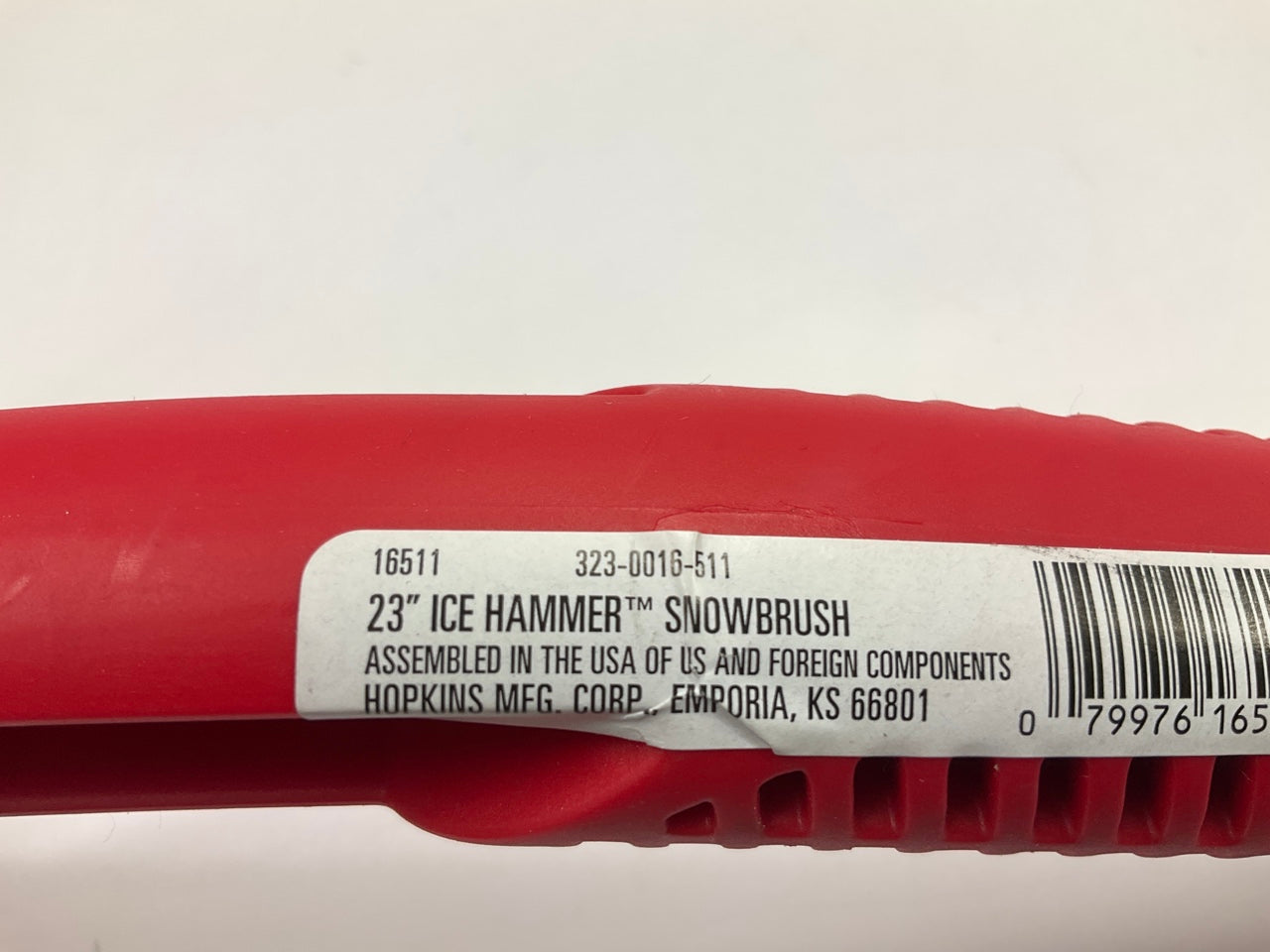 Hopkins 16511 Hoppy 23'' Ice Hammer Snowbrush Ice Scraper - RED - Snow Brush