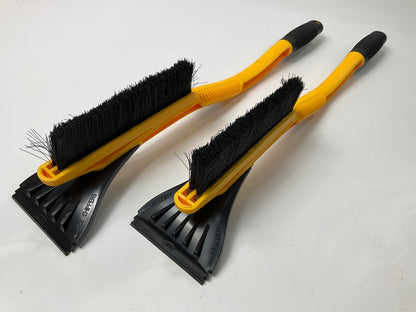 (2) Hopkins 16511 SubZero 23'' Ice Hammer Snowbrush & Ice Scraper - YELLOW