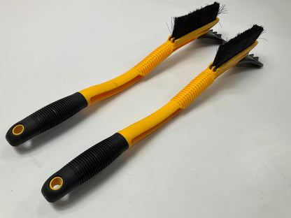 (2) Hopkins 16511 SubZero 23'' Ice Hammer Snowbrush & Ice Scraper - YELLOW