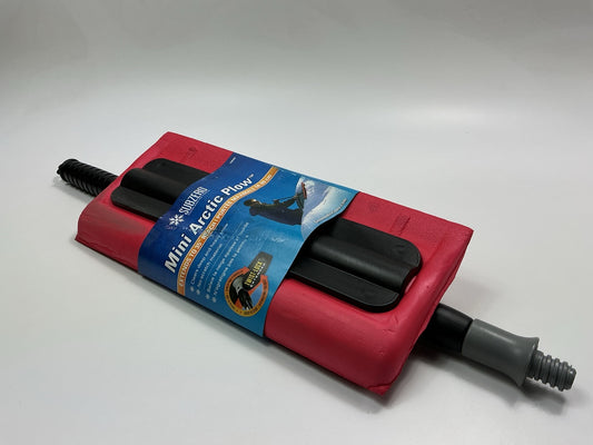 Hopkins SubZero 18849 35'' Mini Arctic Plow Telescoping Snow Broom RED