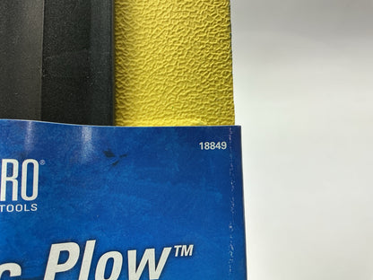 Hopkins SubZero 18849 35'' Mini Arctic Plow Telescoping Snow Broom YELLOW