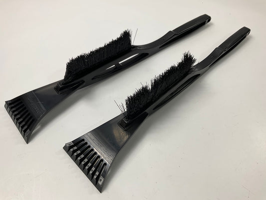 (2) Hopkins 19513 22'' Super Deluxe Snowbrush W/ Bear Claw Ice Scraper BLACK