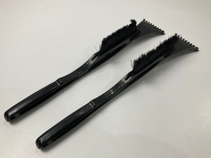 (2) Hopkins 19513 22'' Super Deluxe Snowbrush W/ Bear Claw Ice Scraper BLACK
